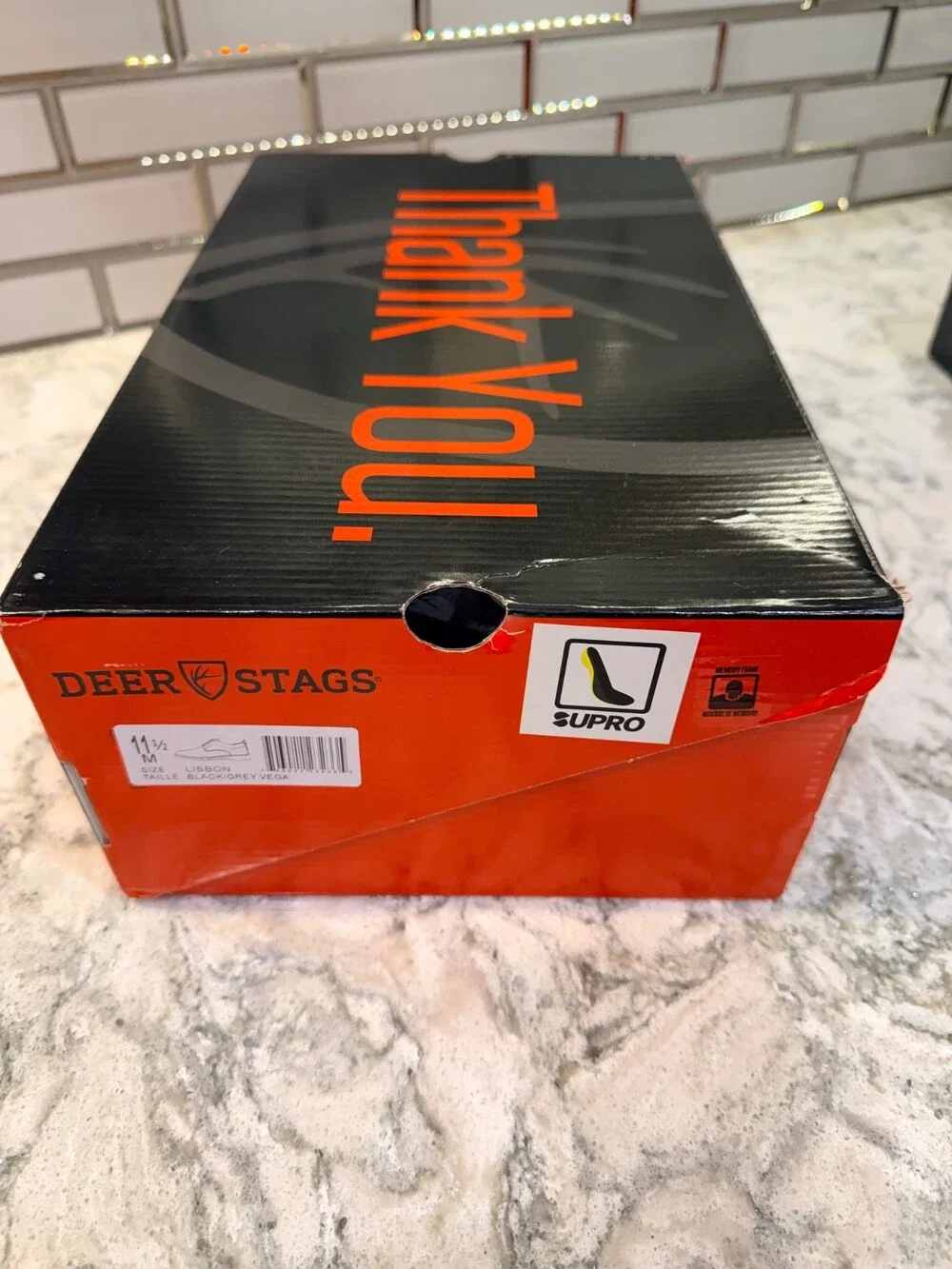 Man's Dress Shoes Deer Stags Lisbon Oxford, NIB, 11 1/2